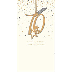 UKG	- Happy 70th Birthday card