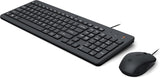 HP 150 Wired Mouse and Keyboard Combo | 1600 DPI | Ergonomically Designed and Quiet Performance