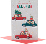 Boofle Merry Christmas From All Of Us Festive Family Christmas Greeting Card