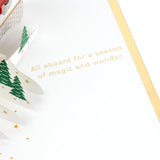 Christmas Paper Wonder Card – 3D Harry Potter Hogwarts Express Train Design