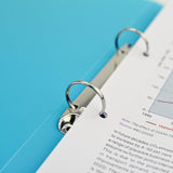 Rapesco Germ-Savvy® Antibacterial: A4 (2-Ring) PP Ring Binder, 35mm Spine – Aqua (1 Unit = 4 Binders)