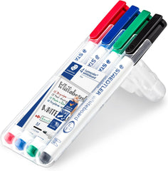 Lumocolor 301 Whiteboard Pens – Assorted Colours (Box of 4)