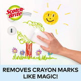 Scotch-Brite Magic Easy Eraser Sponge, 6 Pieces - Removes Variety of Stains and Marks without Chemicals, White