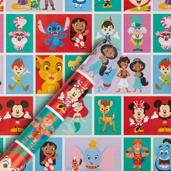 Disney Characters Design 2M Gift Wrapping Roll