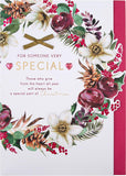 Wreath and Verse Design Someone Very Special Box Christmas Card