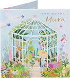 Beautiful Greenhouse Design Mum Birthday Card