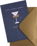 Cocktail Glass Design Happy Birthday Daughter In Style Card