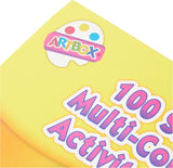 100 Sheets A4 Assorted Activity Paper | Loose Coloured Paper for Kids, Crafts & School