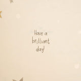 Classic Gold and Silver Text Birthday Card