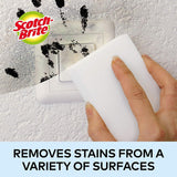 Scotch-Brite Magic Easy Eraser Sponge, 6 Pieces - Removes Variety of Stains and Marks without Chemicals, White