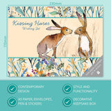 Kissing Hares Gifted Stationery Letter Writing Sets