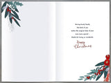 A Wonderful Son & Daughter-In-Law Foiled Christmas Card