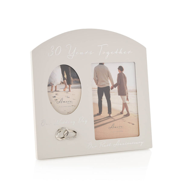 Add To BoardsAmore Arched Double Frame - 30th Anniversary