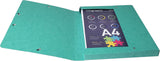 Exacompta - Ref 50300E - Elasticated Filing Archive Box - 270 x 340mm in Size, 25mm Spine, 600gsm Premium Pressboard, Elastic Closure - Assorted Colours