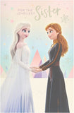 Disney Frozen For the Loveliest Sister Birthday Card