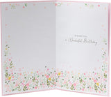 Floral Design For Someone Special Birthday Card with Sentimental Poem