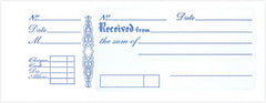 Duplicate Receipt Cheque Book Style (80 x 202mm)