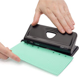 Rapesco Adjustable 6-Hole Organiser/Diary Punch - Black