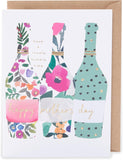 Kindred - Happy Mother's Day - Floral Wine Bottles Card