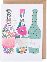Kindred - Happy Mother's Day - Floral Wine Bottles Card