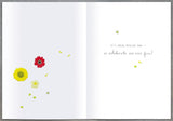 Floral Cake Design Into The Meadow Birthday Wishes Card