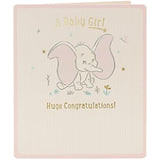 Disney Dumbo Baby Girl Congratulations Card