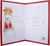 Hallmark Boxed Christmas Card for One I Love - Cute Forever Friends Winter Design, 25575201, Multicoloured