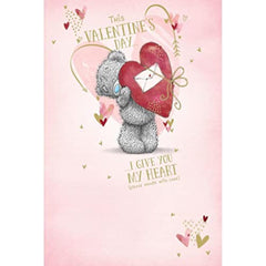 Open Bear Holding Heart