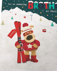 Boofle For An Amazing Brother Cute Christmas Greeting Card