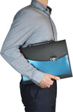 Rapesco Designer Expanding File with Handle A4+ (13 Compartments) - Teal