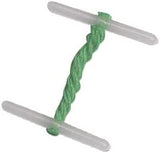 Q-Connect Treasury Tags 127mm Green Plastic Ends Pack of 100