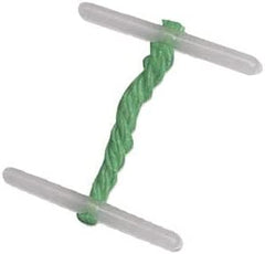 Q-Connect Treasury Tags 127mm Green Plastic Ends Pack of 100