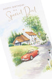 UK Greetings Birthday Card for Dad - Sports Car & Pub Design - Thinking of You Range