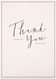 Classic Design Multi Pack 5 Thank You Card