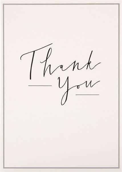 Classic Design Multi Pack 5 Thank You Card