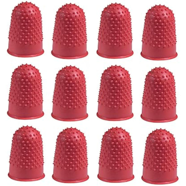 Q-Connect Thimblettes Size 00 Red (Pack of 12)