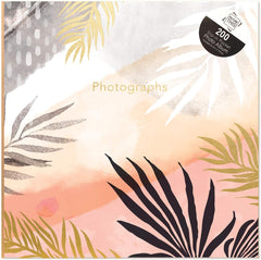 Tallon Tropical Sunset Palm Leaves 6x4 Photo Album | Memo Slip-In | Holds 200 Photos
