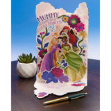 UK Greetings Disney Princess Birthday Card for Mummy - Pop-Up Floral Design