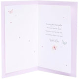 Light Pink Design Daughter Birthday Cards