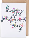 Kindred - Happy Mothers Day - Floral Text Card
