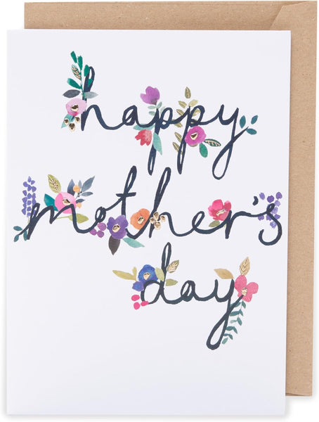 Kindred - Happy Mothers Day - Floral Text Card