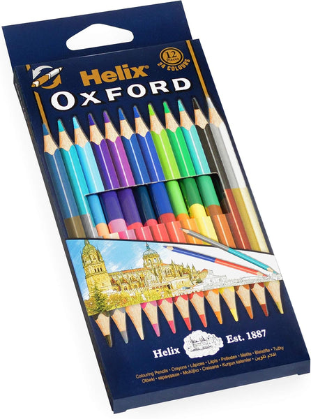 OXF 12X7 IN COLOURING PENC DUO