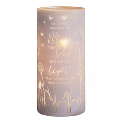 Thoughts of You Memorial Tube Light – ‘Mum & Dad’ Tribute Keepsake