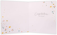 New Job Florals and Butterflies Design Card