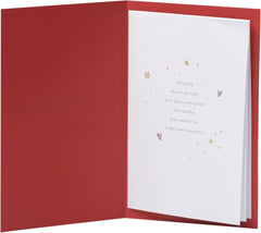 UK Greetings Christmas Card for Mum & Dad - Baubles Design