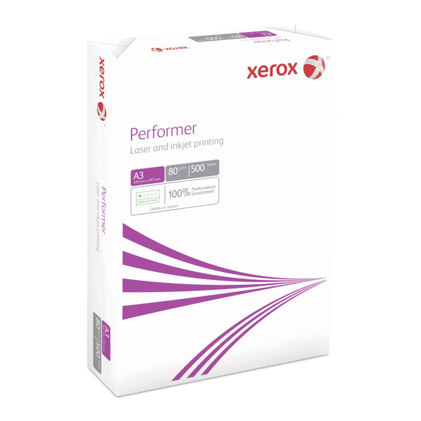 Xerox Performer A3 Paper – 80gsm, 500 Sheets – Reliable High-Quality Copier & Printer Paper