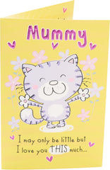 UK Greetings Mother's Day Card for Mummy - Cartoon Cat Design