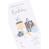 Gifts & Cake Design Birthday Card
