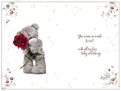 Anniversary Wife Bear With Rose