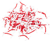 5 Star Office Treasury Tags 25mm Red Plastic Ended Pack of 100
